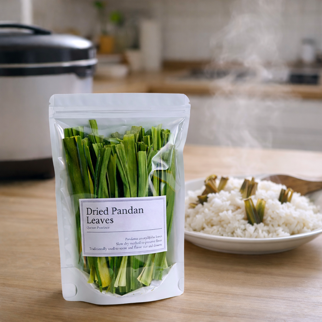 Pandan Leaves used in Boiled Rice Cooking